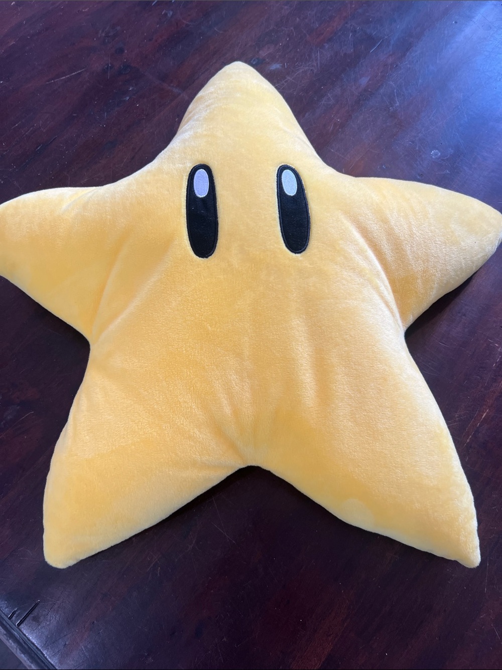 Super Mario Nintendo World Japan Star Question Block Reversible Plush Cushio